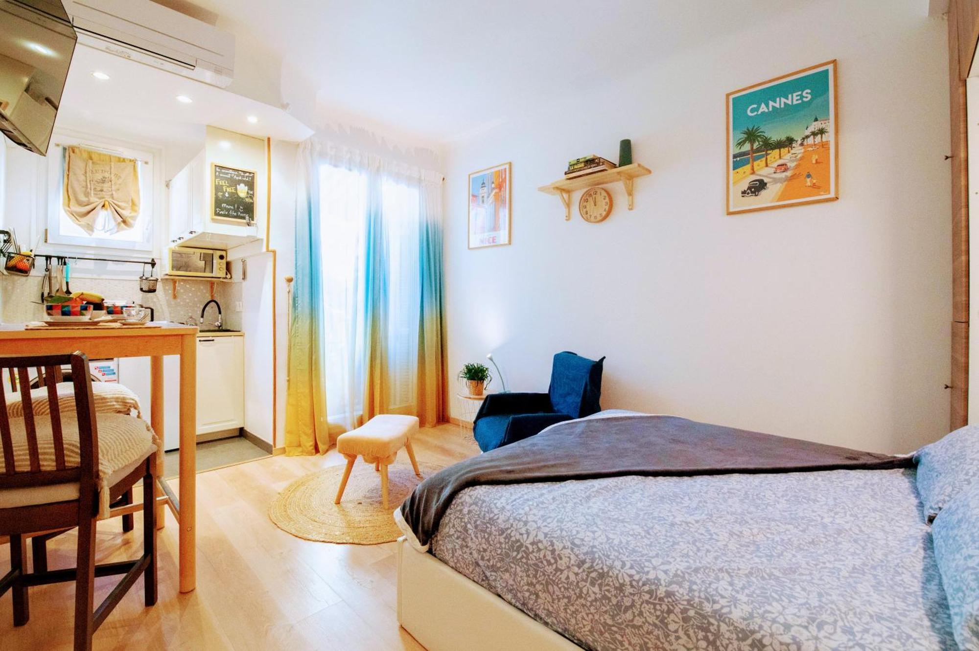 شقة Haliviera - Golden Square, 1Min From Beach نيس المظهر الخارجي الصورة